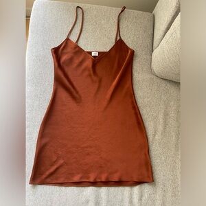 Aritzia Wilfred Only Mini Satin Dress size small